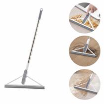 Rodo Silicone Vassoura Magica Mop Multiuso Cabo Inox Janela Vidros Pisos Balcao Box Puxa Agua Folha Pelos Rodo Silicone Vassoura Magica Mop Multiuso Cabo Inox Janela Vidros Pisos Balcao Box Puxa Agua Folha Pelos
