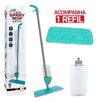 Rodo Spray Mop 360 Esfregão Flat Limpa Seco Molhado Casa Pó - 123