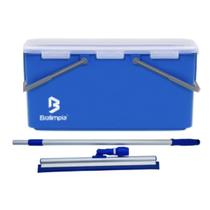 Rodo Twister 45cm + Balde Com Tampa Retangular 25l Bralimpia Rodo Twister 45cm + Balde Com Tampa Retangular 25l Bralimpia