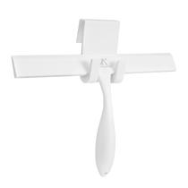 Rodo VANZAVANZU para porta de vidro de chuveiro 28 cm de silicone branco