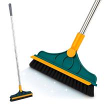 Rodo Vassoura 2 em 1 Esfregão de Limpeza Multifuncional Limpa Cantos e Vidros Resistente Angular