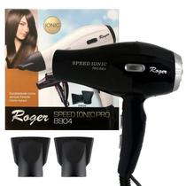 Roger Speed Ionic Pro 8904 Preto - Secador Para Cabelo 220V