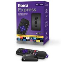 Roku Express Aparelho Que Faz A Tv Virar Smart Série Filmes Youtube Prime Vídeo Netflix DirecTV Go