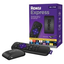 Roku Express Dispositivo Streaming Player, Full HD, Conversor Smart TV, com Controle Remoto - 3930BR