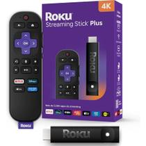 Roku Stick Plus 4K UHD HDR10 Controle por Voz HDMI Roku Stick Plus 4K UHD HDR10 Controle por Voz HDMI