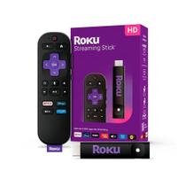 Roku Streaming Stick 2025, para TV HD e Full HD, com Controle por Voz, 3840BR