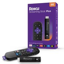 Roku Streaming Stick Plus 2025, Dispositivo para TV 4K, com Controle por Voz, Preto - 3830BR