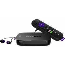 Roku Ultra 4K / HD / HD Streaming Player com controle remoto aprimorado (voz, localizador remoto, fone de ouvido, energia e volume de TV), Ethernet, Micro SD e USB (2017)