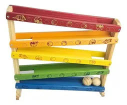 Rola Bolinha Madeira Brinquedo Educativo Pedagogico Newart Rola Bolinha Madeira Brinquedo Educativo Pedagogico Newart