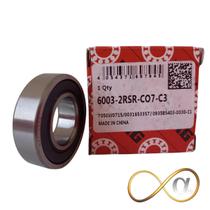 Rolamento 6003-2RSR-C07-C3 FAG 17x35x10mm para Alta Rotação