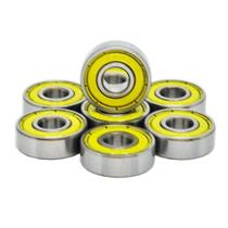 Rolamento Abec 3 Importado Amarelo 608Z