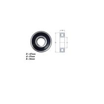 Rolamento Alternador Compativel BO Medidas D 17Mm D 47Mm B 14Mm Rolamento Alternador Compativel BO Medidas D 17Mm D 47Mm B 14Mm