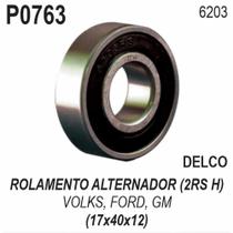 ROLAMENTO ALTERNADOR para MBB/ VW/ FIAT DELCO ANTIGO 17X40X1