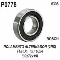 ROLAMENTO ALTERNADOR para ONIBUS 75AMP 105AMP L/POLIA 30X72X