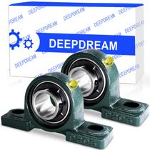 Rolamento de bloco de almofadas DEEPDREAM UCP205-16, eixo de 1 polegada (pacote com 2) Rolamento de bloco de almofadas DEEPDREAM UCP205-16, eixo de 1 polegada (pacote com 2)
