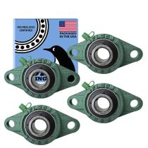 Rolamento de bloco de almofadas PGN UCFL204-12 em aço cromado de 19 mm de furo