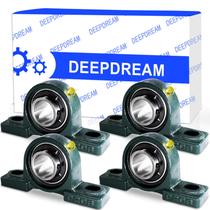 Rolamento de bloco de travesseiro DEEPDREAM UCP206-20 1-1/4 polegadas, 4 unidades