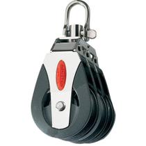 Rolamento de esferas Block Ronstan Series 40 triplo com cabeça giratória Rolamento de esferas Block Ronstan Series 40 triplo com cabeça giratória
