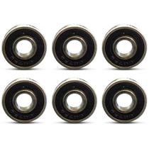 Rolamento esferas 607 Ø19xØ7x6mm 2º Linha 2RS ou ZZ - 06Un