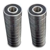 Rolamento esferas 6201 Ø32xØ12x10 2º Linha 2RS ou ZZ - 20Un