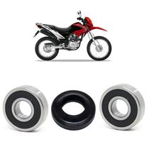 Rolamento Roda Dianteira HONDA NXR Bros 2003 até 2015 Tambor kit