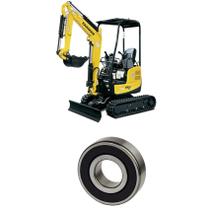 Rolamento Roda Tensora Lagarta Mini Escavadeira YANMAR Vio e SV08