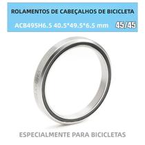 Rolamentos De Direção Para Bicicleta De Estrada 6.5mm Em Aço Cromado, Conjunto De Rolamentos ACB Rolamentos De Direção Para Bicicleta De Estrada 6.5mm Em Aço Cromado, Conjunto De Rolamentos ACB