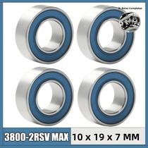 Rolamentos De Esferas 63800 2RSV MAX 3800 2RS RSV Para Quadro De Bicicleta, 4 Peças, 10mm 19mm 7mm, Rolamentos De Esferas 63800 2RSV MAX 3800 2RS RSV Para Quadro De Bicicleta, 4 Peças, 10mm 19mm 7mm,