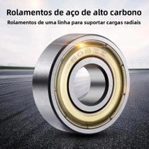 Rolamentos De Esferas De Sulco Profundo 608ZZ Miniatura 8x22x7mm 10 Peças Para Skates, Patins Em