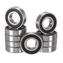 Rolamentos de esferas HIPICCO R12-2RS 19x41x11mm Aço cromado 10 unidades Rolamentos de esferas HIPICCO R12-2RS 19x41x11mm Aço cromado 10 unidades