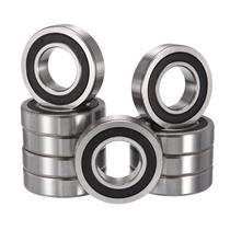 Rolamentos de esferas HIPICCO R16-2RS 1x2x1/2cm Aço cromado 10 unidades Rolamentos de esferas HIPICCO R16-2RS 1x2x1/2cm Aço cromado 10 unidades