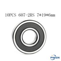 Rolamentos De Esferas Miniatura Selados De Borracha 10 Peças ABEC-5 607-2RS 7x19x6mm Rolamento De Rolamentos De Esferas Miniatura Selados De Borracha 10 Peças ABEC-5 607-2RS 7x19x6mm Rolamento De