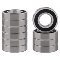 Rolamentos de esferas XIKE 6205-2RS com vedação dupla 25x52x15mm (pacote com 10)