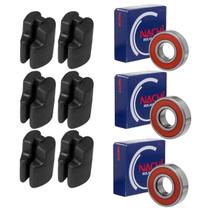 Rolamentos Nachi Roda Traseira Nx 400 Falcon + Coxim Coroa Rolamentos Nachi Roda Traseira Nx 400 Falcon + Coxim Coroa