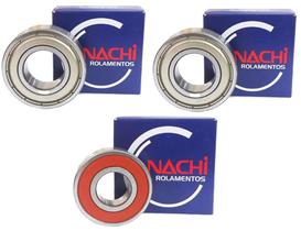 Rolamentos Roda Traseira Cg 150 Titan / Cg 150 Fan Nachi 3pç