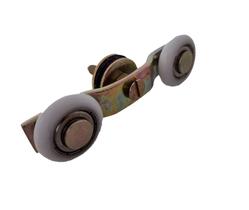 Roldana 1125 Dupla Vidro Temperado Box Janela Correr - 2un