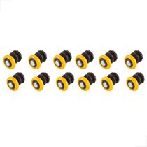 Roldana 1125 Fermax Regulável p Porta Vidro 8/10mm Kit 12uni