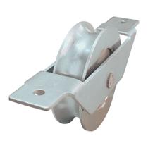 Roldana 2.1/2" em U Para Portão Com Suporte Aberto