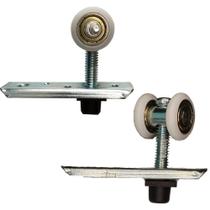 Roldana 2 rodas para trilho stanley fênix, 22mm, eixo em ferro, acompanha freio injetado de presente Roldana 2 rodas para trilho stanley fênix, 22mm, eixo em ferro, acompanha freio injetado de presente