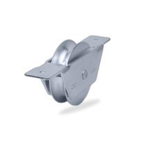 Roldana canal "u" 3 pol 76mm aço 1020 c/ suporte aberto c/rolamento porta portao jocec