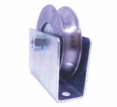 Roldana Com Caixa Para Portão 4 Polegadas Canal U 2 Unidades Roldana Com Caixa Para Portão 4 Polegadas Canal U 2 Unidades