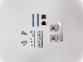 Roldana Concava 2 Rodas Base Reta 28Mm (Par)