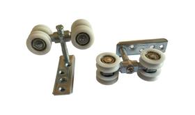 Roldana Côncava 4 Rodas Porta Correr Madeira Stanley 80kg