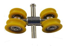 Roldana Côncava Rolamento Blindado 160kg 4r Fermax - 2pçs Roldana Côncava Rolamento Blindado 160kg 4r Fermax - 2pçs