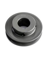 Roldana de correia em V QWORK Single Groove Web Sheaves de 3,05 polegadas OD