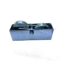 Roldana em aco 3 polegadas (v) tipo truck conjunto dupla porta portão ferro jocec