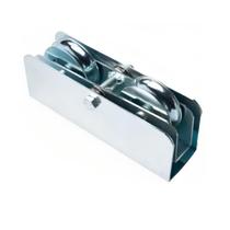 Roldana em aco 4" (u) tipo truck conjunto dupla porta portão ferro jocec Roldana em aco 4" (u) tipo truck conjunto dupla porta portão ferro jocec