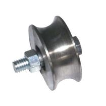Roldana Ferro Maciça 50mm (2") Cano 1/2" com Parafuso - Uso em Portões Roldana Ferro Maciça 50mm (2") Cano 1/2" com Parafuso - Uso em Portões