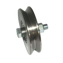 Roldana Ferro Maciça 50mm (2) Cantoneira C- Parafuso - Uso Em Portões