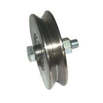 Roldana Ferro Maciça 60mm Tipo U 2 1/2" 1/2" - Caixa Fechada para Portão - Ferrosul